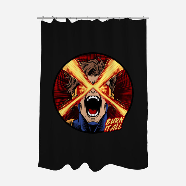 Eye Of Destruction-None-Polyester-Shower Curtain-spoilerinc