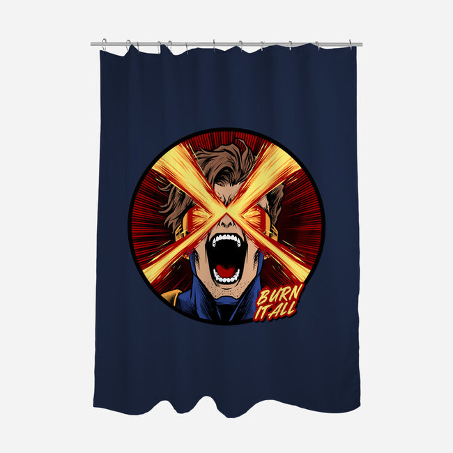 Eye Of Destruction-None-Polyester-Shower Curtain-spoilerinc