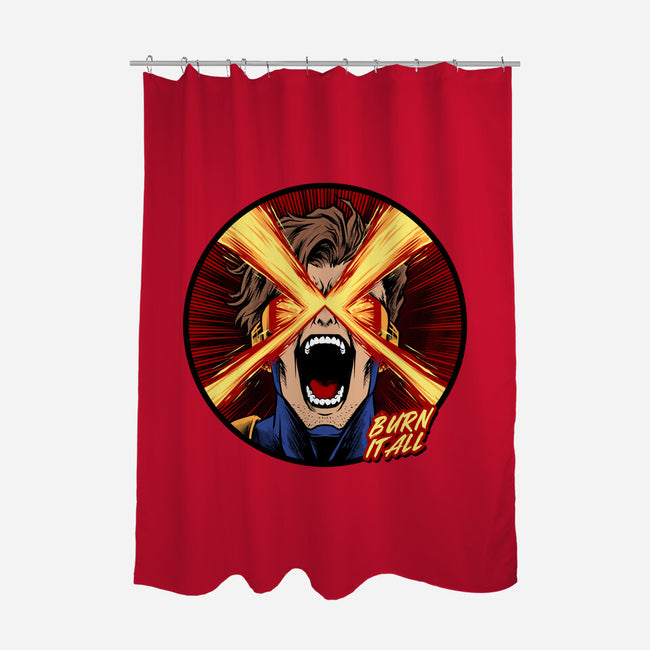 Eye Of Destruction-None-Polyester-Shower Curtain-spoilerinc