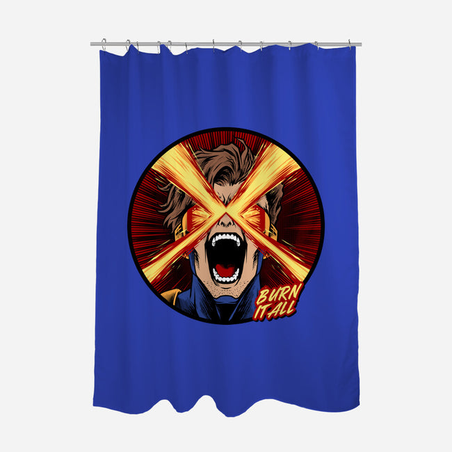 Eye Of Destruction-None-Polyester-Shower Curtain-spoilerinc