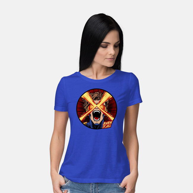 Eye Of Destruction-Womens-Basic-Tee-spoilerinc