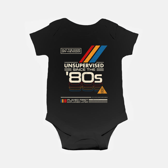 Unsupervised Since The 80s-Baby-Basic-Onesie-sachpica