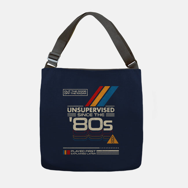 Unsupervised Since The 80s-None-Adjustable Tote-Bag-sachpica