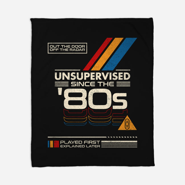 Unsupervised Since The 80s-None-Fleece-Blanket-sachpica