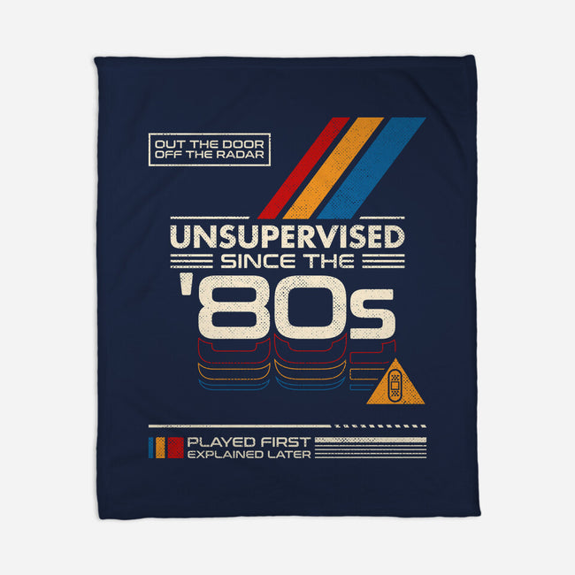 Unsupervised Since The 80s-None-Fleece-Blanket-sachpica