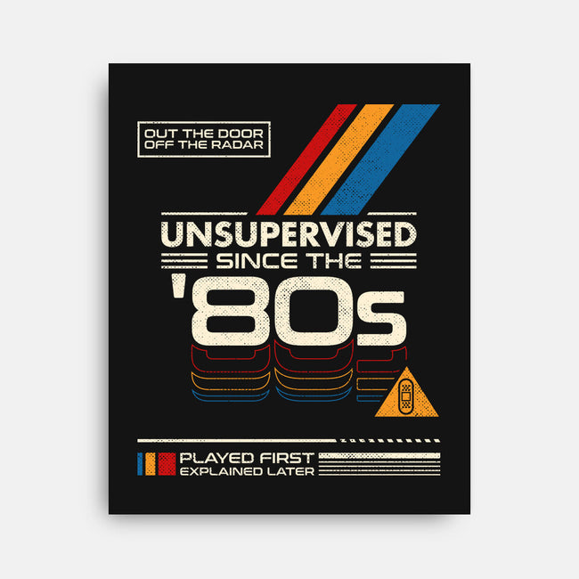 Unsupervised Since The 80s-None-Stretched-Canvas-sachpica