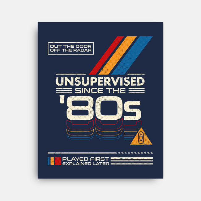 Unsupervised Since The 80s-None-Stretched-Canvas-sachpica
