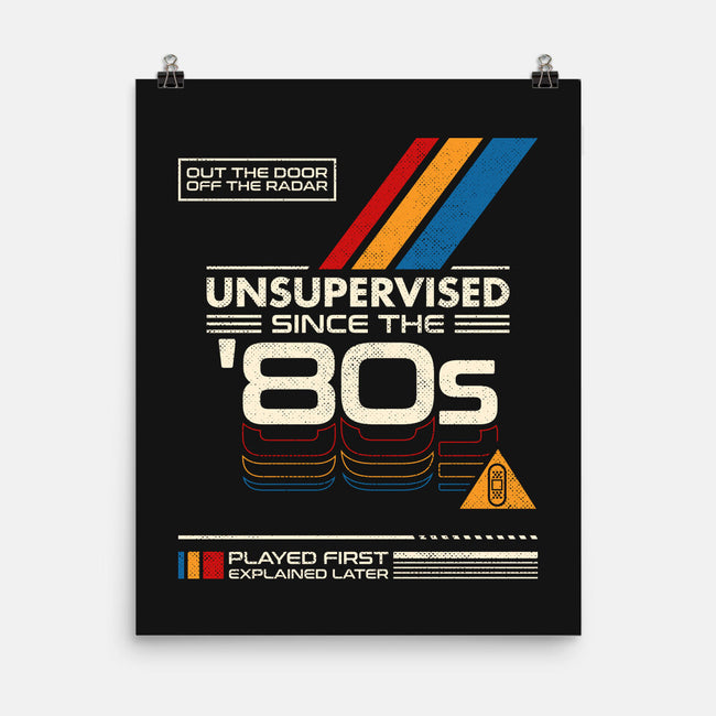 Unsupervised Since The 80s-None-Matte-Poster-sachpica