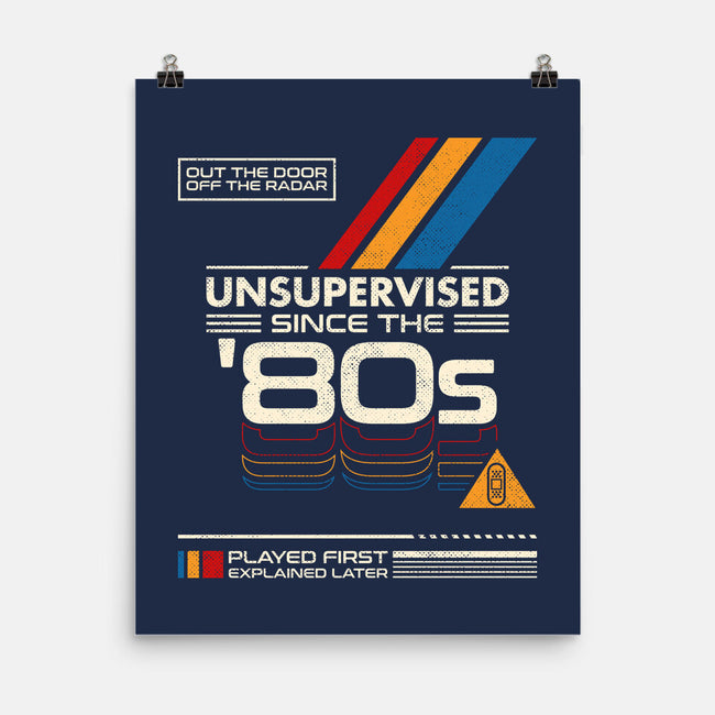 Unsupervised Since The 80s-None-Matte-Poster-sachpica