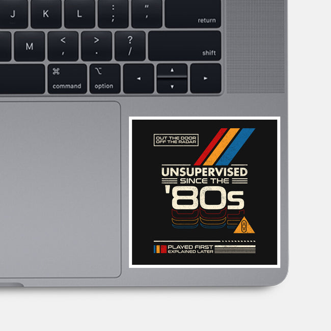 Unsupervised Since The 80s-None-Glossy-Sticker-sachpica