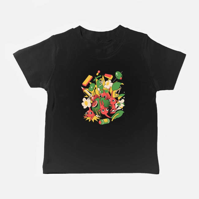 Tiny Creatures-Baby-Basic-Tee-ilustrata