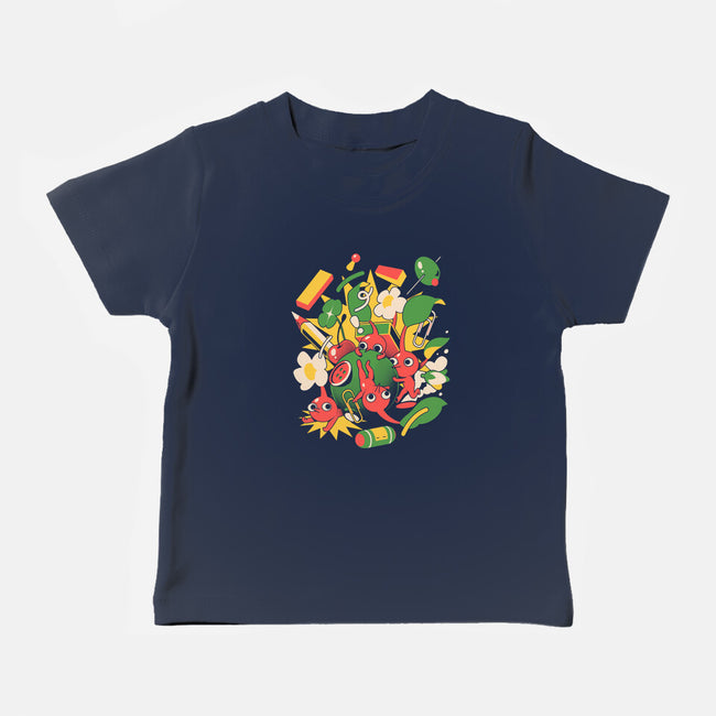 Tiny Creatures-Baby-Basic-Tee-ilustrata