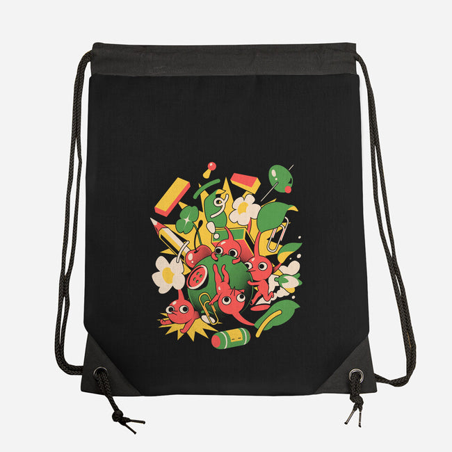 Tiny Creatures-None-Drawstring-Bag-ilustrata