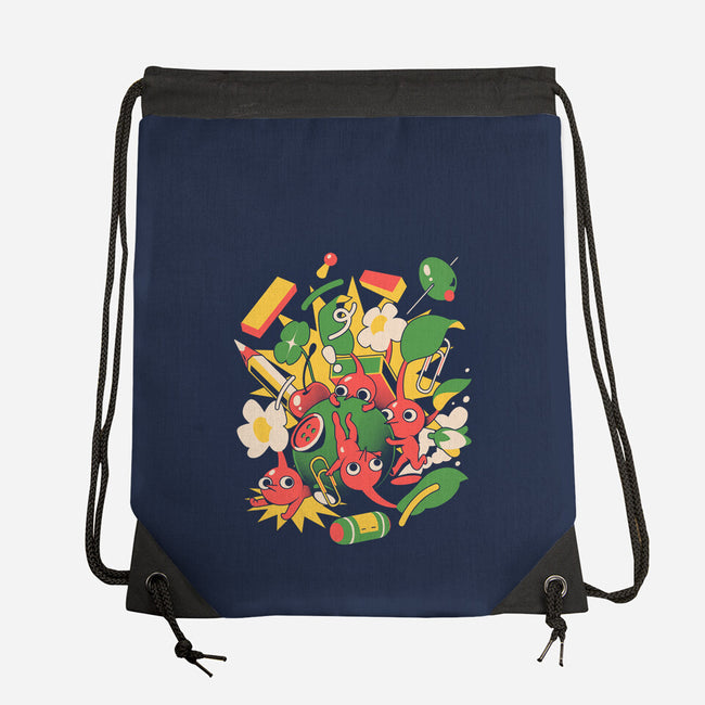 Tiny Creatures-None-Drawstring-Bag-ilustrata