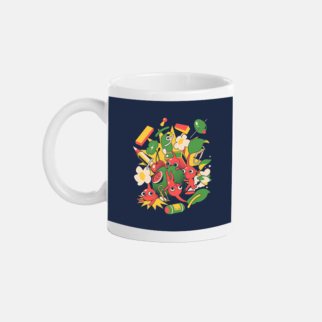 Tiny Creatures-None-Mug-Drinkware-ilustrata