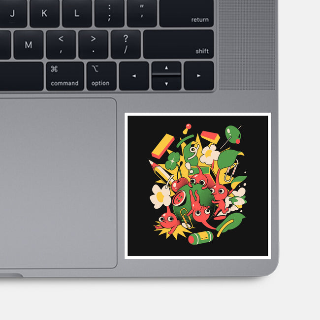Tiny Creatures-None-Glossy-Sticker-ilustrata