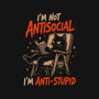 I'm Not Antisocial I'm Antistupid-None-Drawstring-Bag-Diego Gurgell