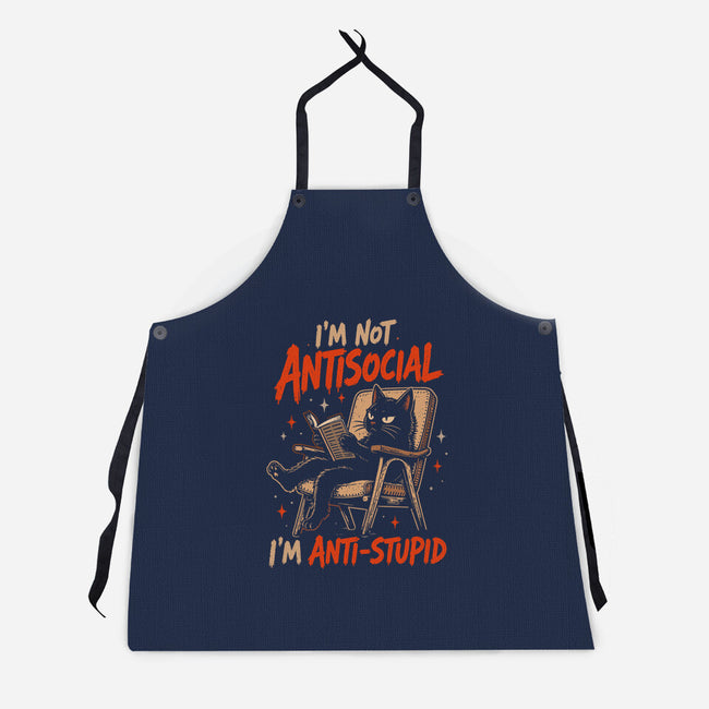 I'm Not Antisocial I'm Antistupid-Unisex-Kitchen-Apron-Diego Gurgell
