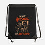 I'm Not Antisocial I'm Antistupid-None-Drawstring-Bag-Diego Gurgell
