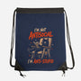 I'm Not Antisocial I'm Antistupid-None-Drawstring-Bag-Diego Gurgell