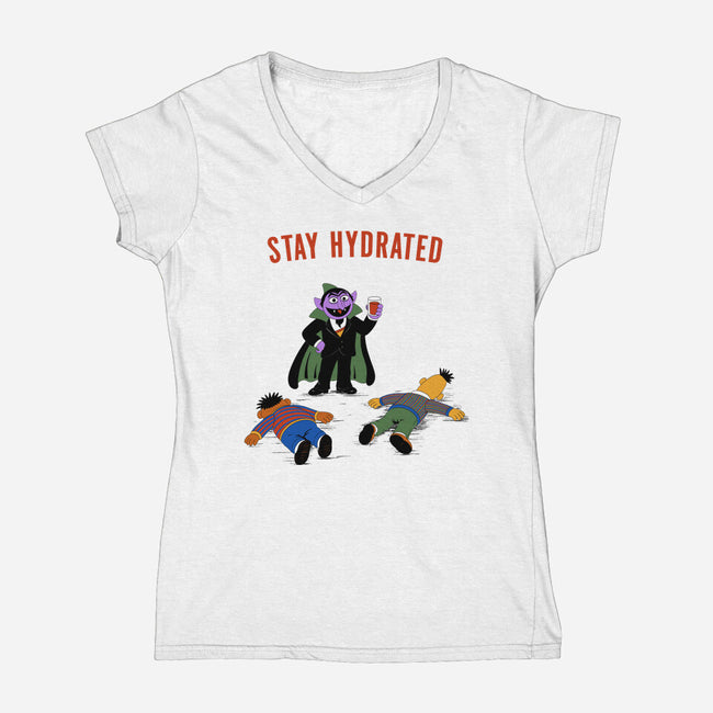 Hydrated-Womens-V-Neck-Tee-Mattania
