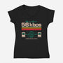 Connecting Real People-Womens-V-Neck-Tee-Tronyx79