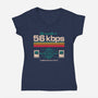 Connecting Real People-Womens-V-Neck-Tee-Tronyx79