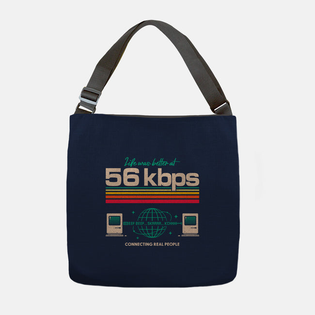 Connecting Real People-None-Adjustable Tote-Bag-Tronyx79