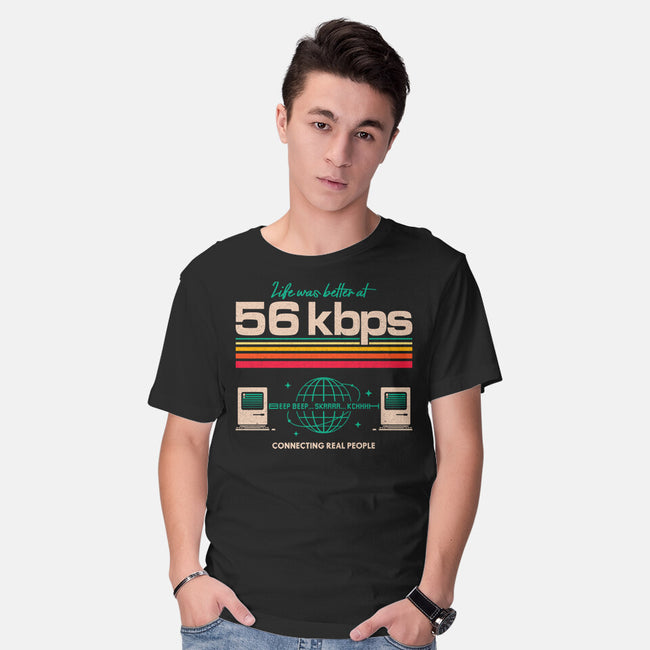 Connecting Real People-Mens-Basic-Tee-Tronyx79