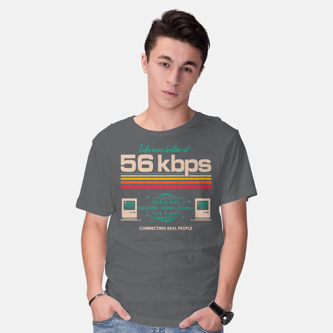 Connecting Real People-Mens-Basic-Tee-Tronyx79
