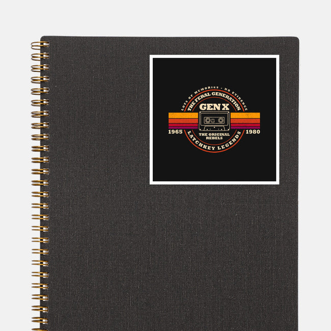 Gen X The Original Rebels-None-Glossy-Sticker-sachpica
