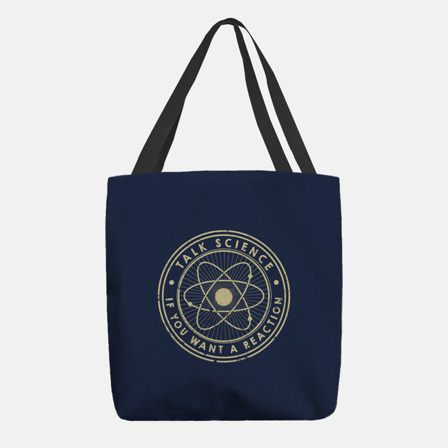 Talk Science If You Want A Reaction-None-Basic Tote-Bag-tobefonseca