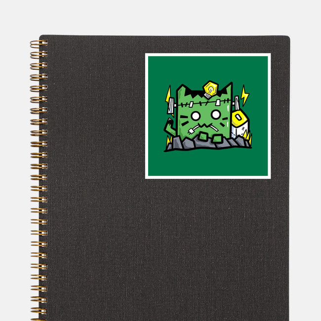 Frank Cat-None-Glossy-Sticker-bloomgrace28