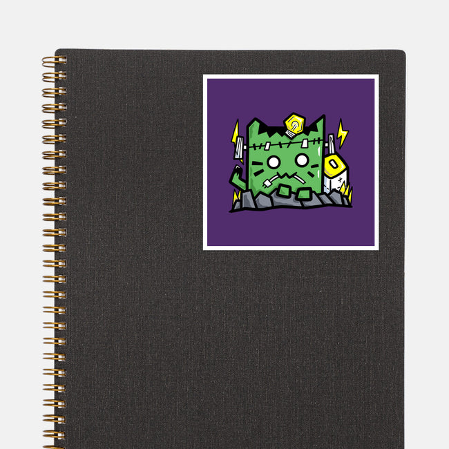 Frank Cat-None-Glossy-Sticker-bloomgrace28