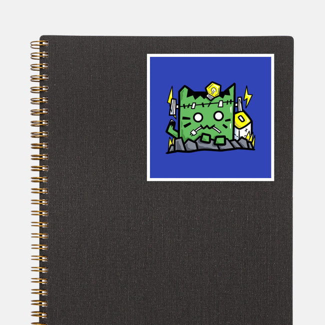 Frank Cat-None-Glossy-Sticker-bloomgrace28