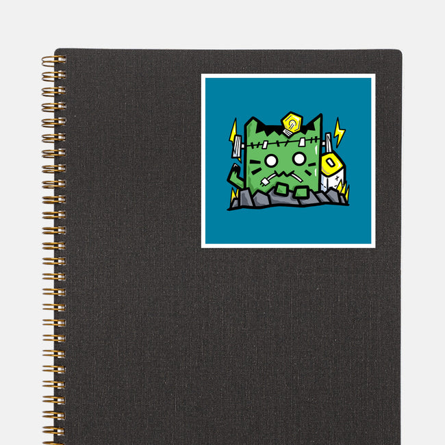 Frank Cat-None-Glossy-Sticker-bloomgrace28
