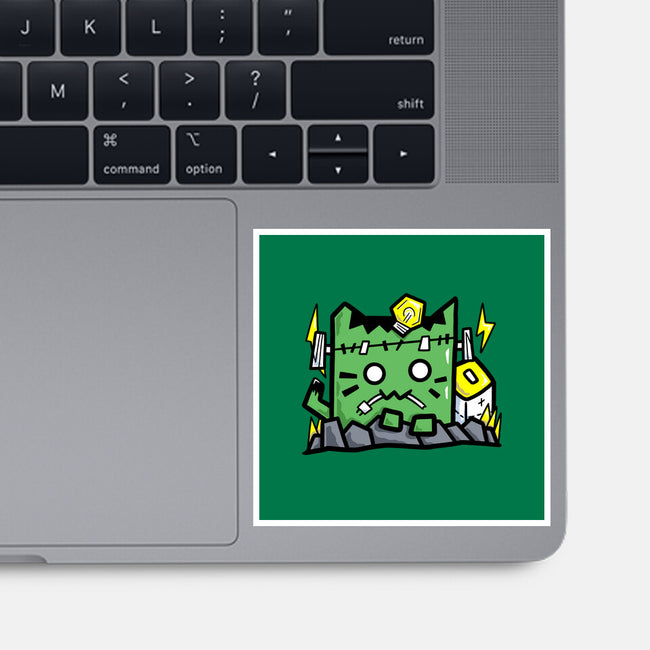 Frank Cat-None-Glossy-Sticker-bloomgrace28