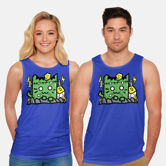 Frank Cat-Unisex-Basic-Tank-bloomgrace28