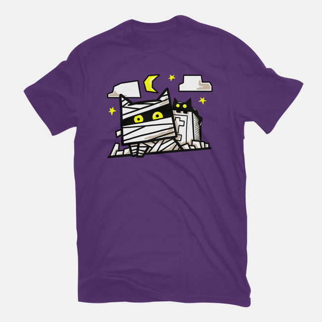 Cat Mummy-Womens-Basic-Tee-bloomgrace28