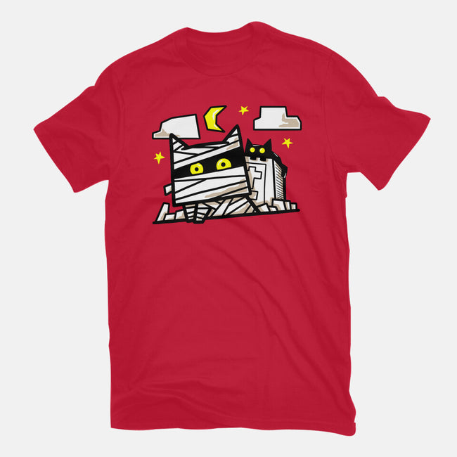 Cat Mummy-Womens-Fitted-Tee-bloomgrace28