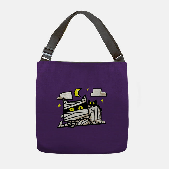 Cat Mummy-None-Adjustable Tote-Bag-bloomgrace28