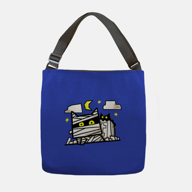 Cat Mummy-None-Adjustable Tote-Bag-bloomgrace28
