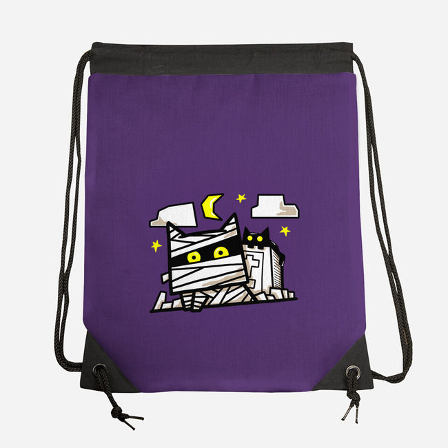 Cat Mummy-None-Drawstring-Bag-bloomgrace28