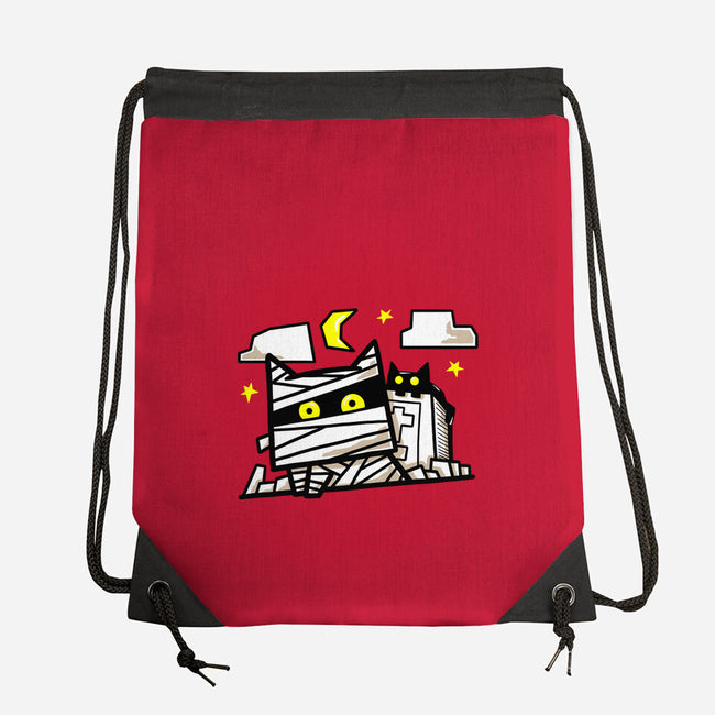 Cat Mummy-None-Drawstring-Bag-bloomgrace28