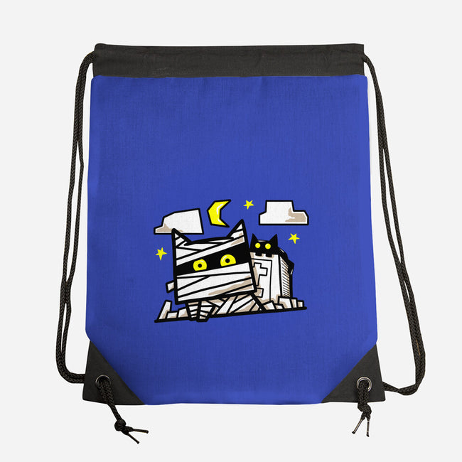 Cat Mummy-None-Drawstring-Bag-bloomgrace28