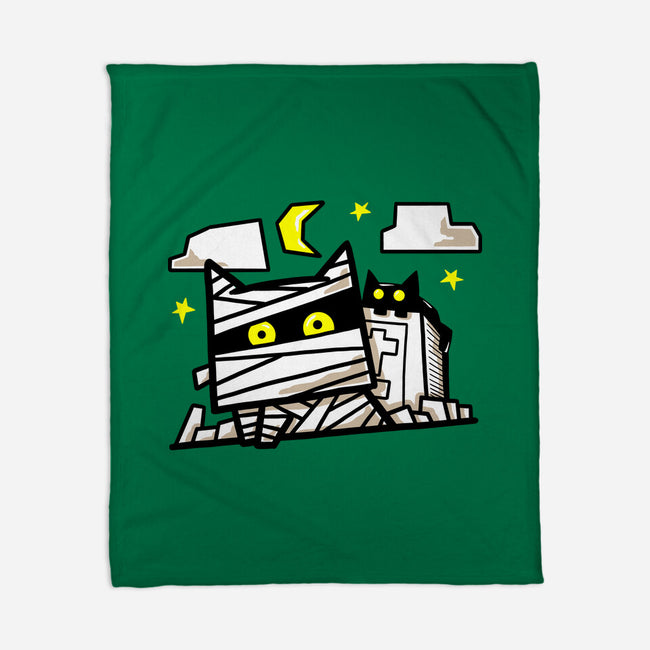 Cat Mummy-None-Fleece-Blanket-bloomgrace28