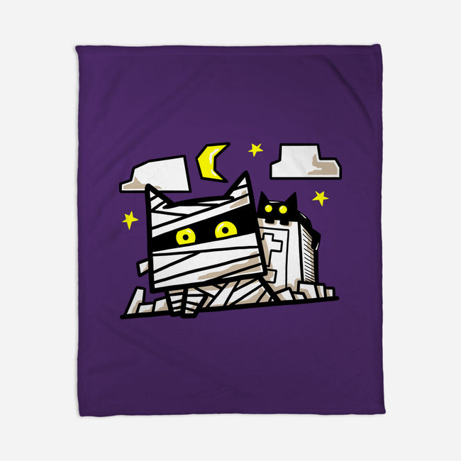Cat Mummy-None-Fleece-Blanket-bloomgrace28