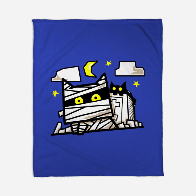Cat Mummy-None-Fleece-Blanket-bloomgrace28