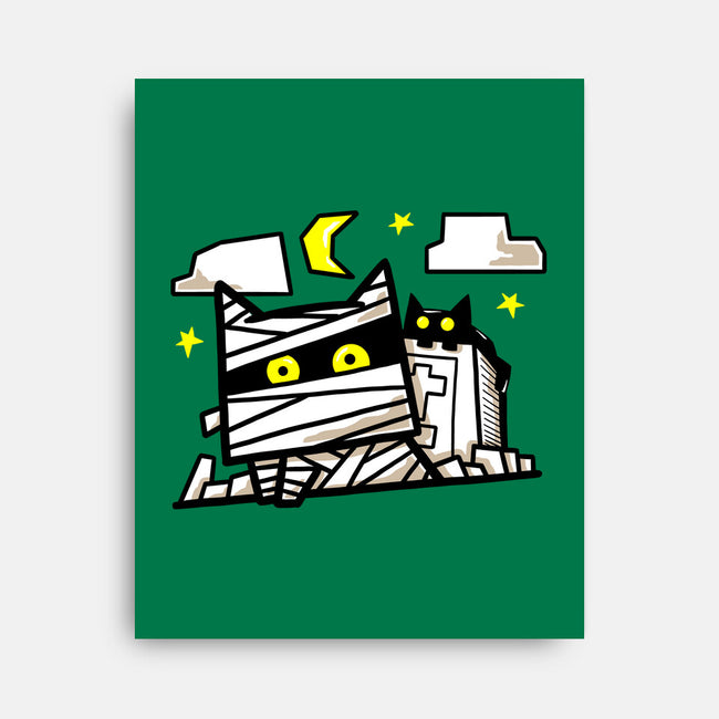 Cat Mummy-None-Stretched-Canvas-bloomgrace28