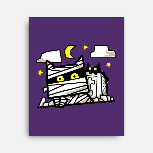 Cat Mummy-None-Stretched-Canvas-bloomgrace28